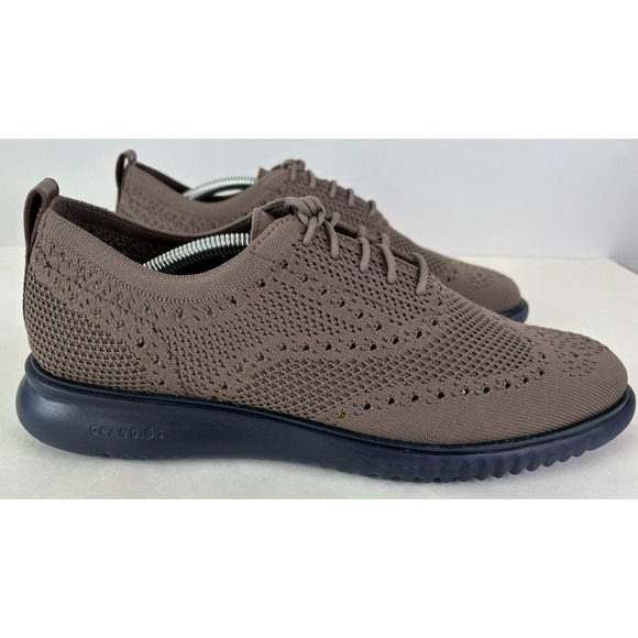 Cole Haan 2.ZEROGRAND Mens Stitchlite Wingtip Oxfords Size 10.5 M Brown C39538 main image 3